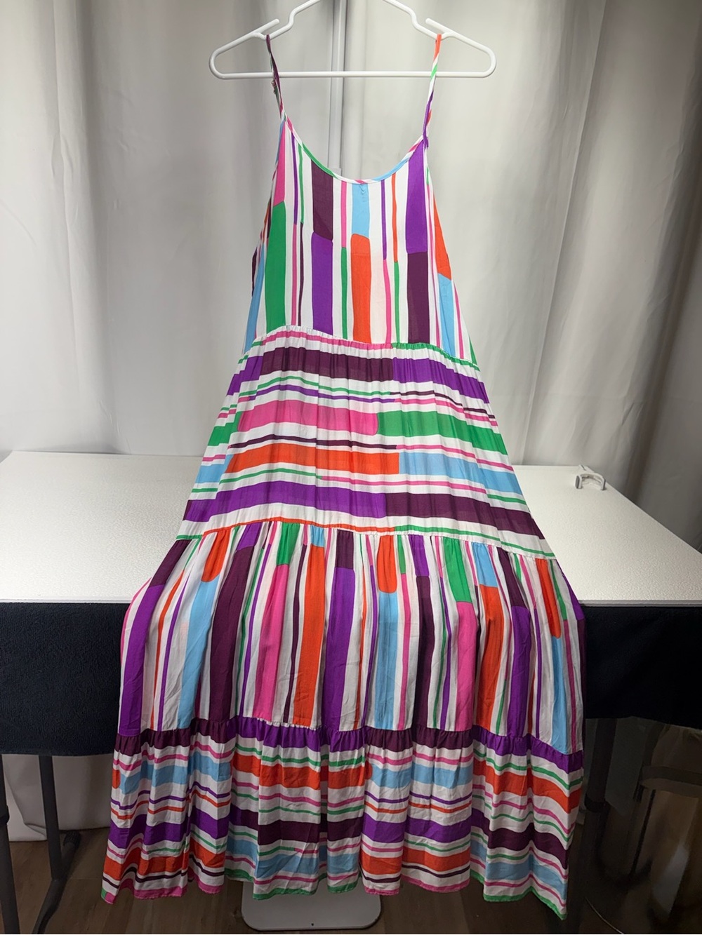 Sanctuary Spaghetti-Strap Maxi Dress in Purple, Green, Red, Pink, Blue 4467